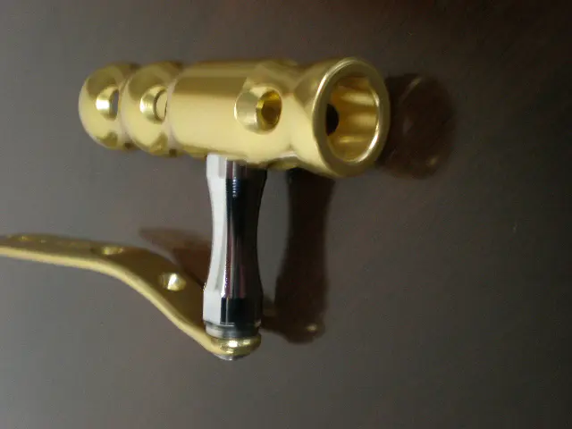 剛樹パワーハンドル110MM（カーブ）電動リール用ゴールド - 22,000円