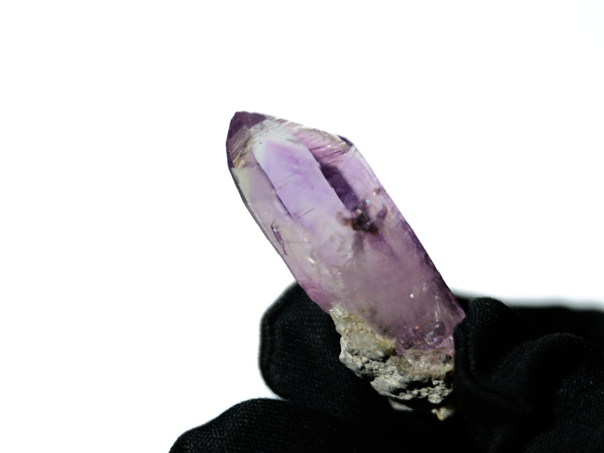 ベラクルスアメジスト（ダブルポイント状/ファントム入/虹入）［No.6