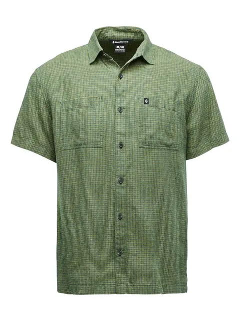 メンズ シーニックルートショートスリーブシャツ(S ディープウッド