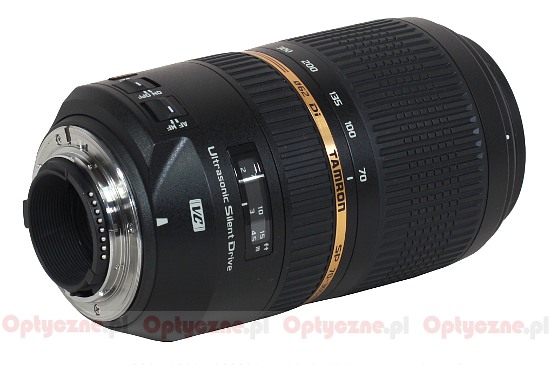 Tamron SP 70-300 mm f/4-5.6 Di VC USD review - Build quality and