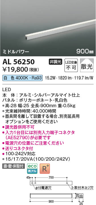 Koizumi コイズミ照明 LED間接照明 AL56250 | 商品紹介 | 照明器具の