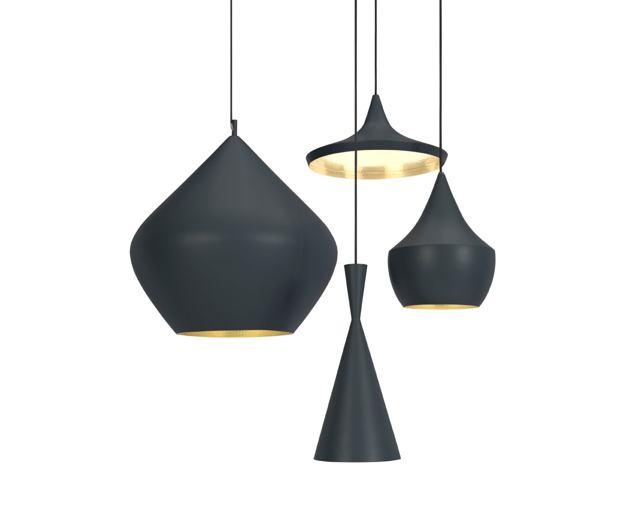 BEAT TALL PENDANT LED(Black)の通販 / マスターウォール