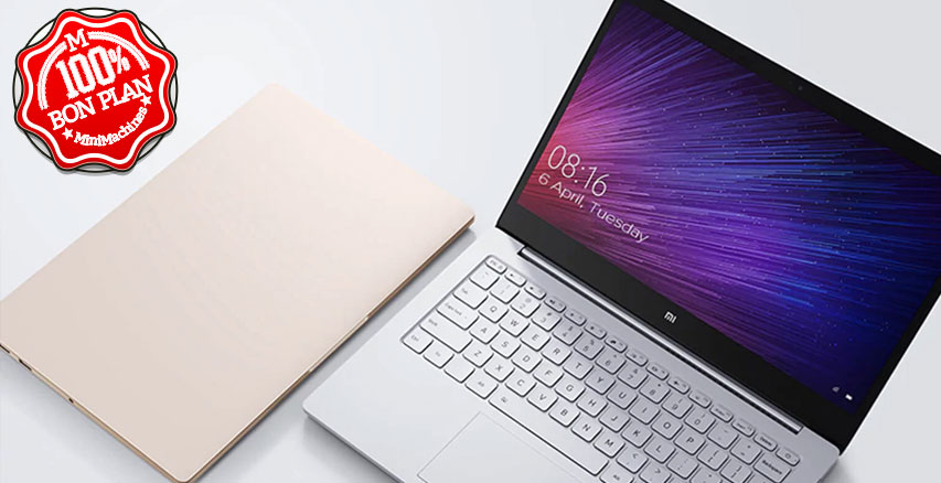 BON PLAN : Le Xiaomi Mi Notebook Air 12,5 pouces M3-7Y30 à 428.58€