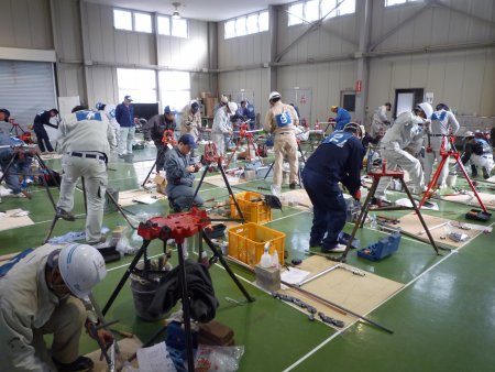 配管（建築配管作業） | 技能検定実施風景 | 能力評価試験 [ 技能検定