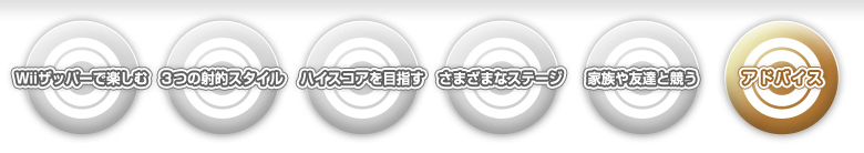 リンクのボウガントレーニング＋Wiiザッパー：アドバイス