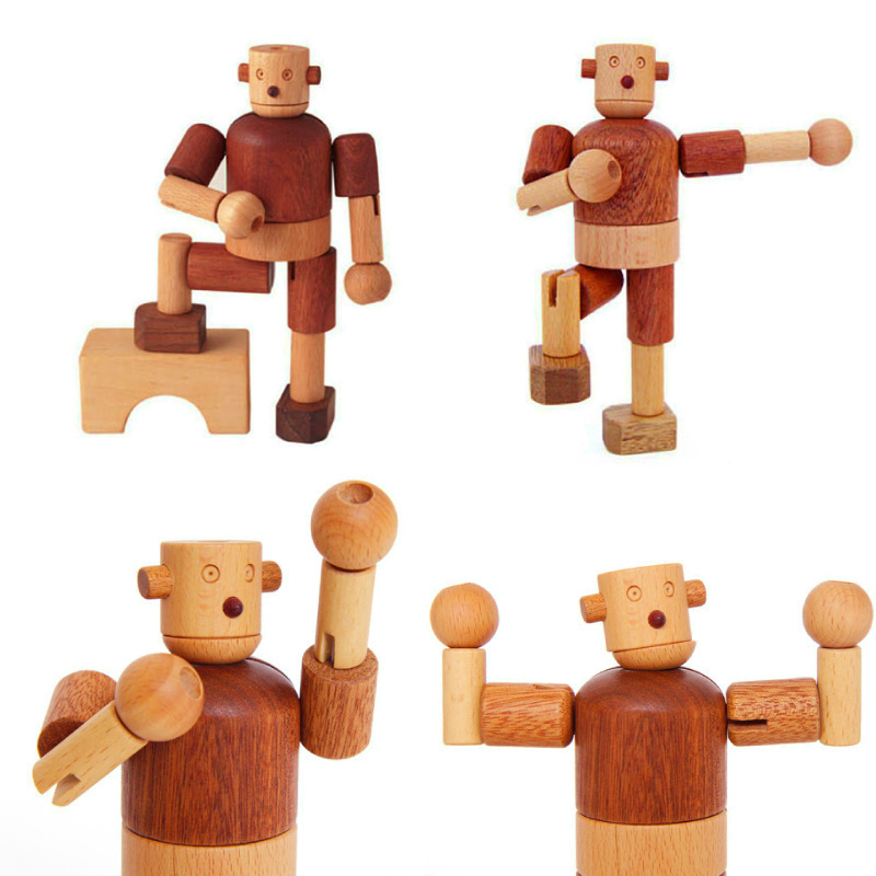 木のおもちゃ 知育玩具 ギフトセット ロボットくんとドライブ 木製