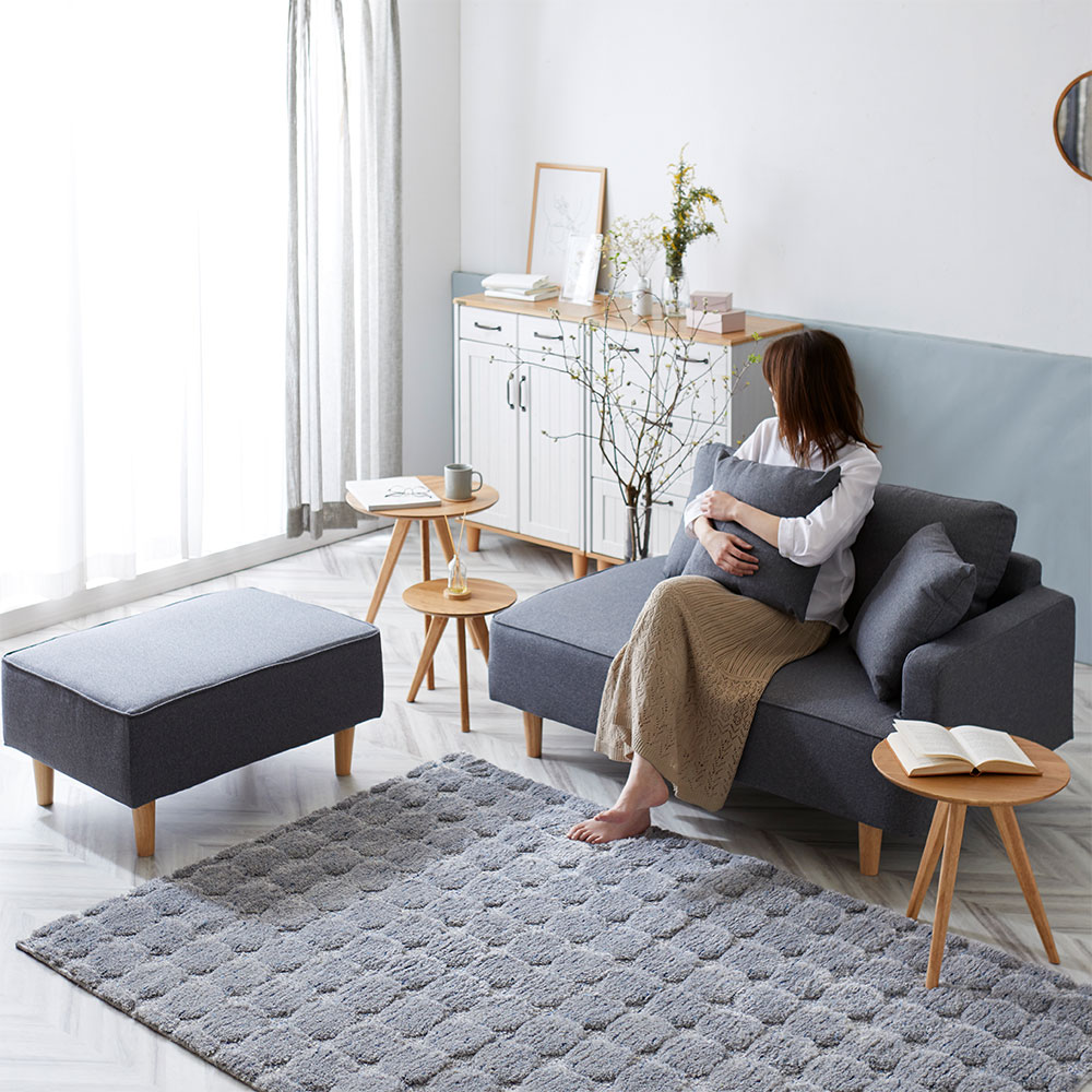 ワンルームにもぴったりフィット！自由自在にアレンジできるカウチソファ