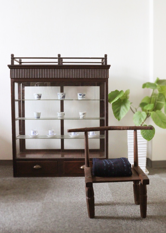 レトロガラスケース ショーケース Gケース コレクションケース 両面