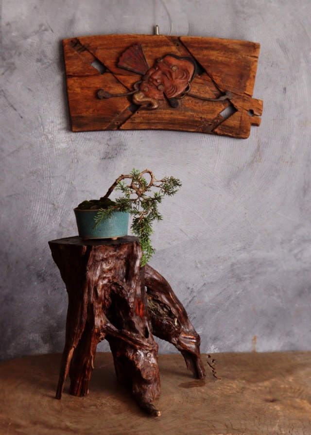 ✨年2回の超メルカリ市限定特価✨天然木 一点物【花台／飾り台】世界に