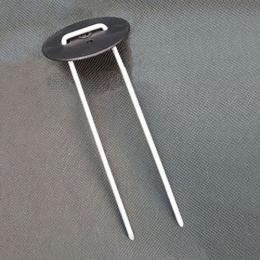 ワッシャー付防草シート固定ピン 150mm 太さ3.5mm 400個入/CS ○特売品