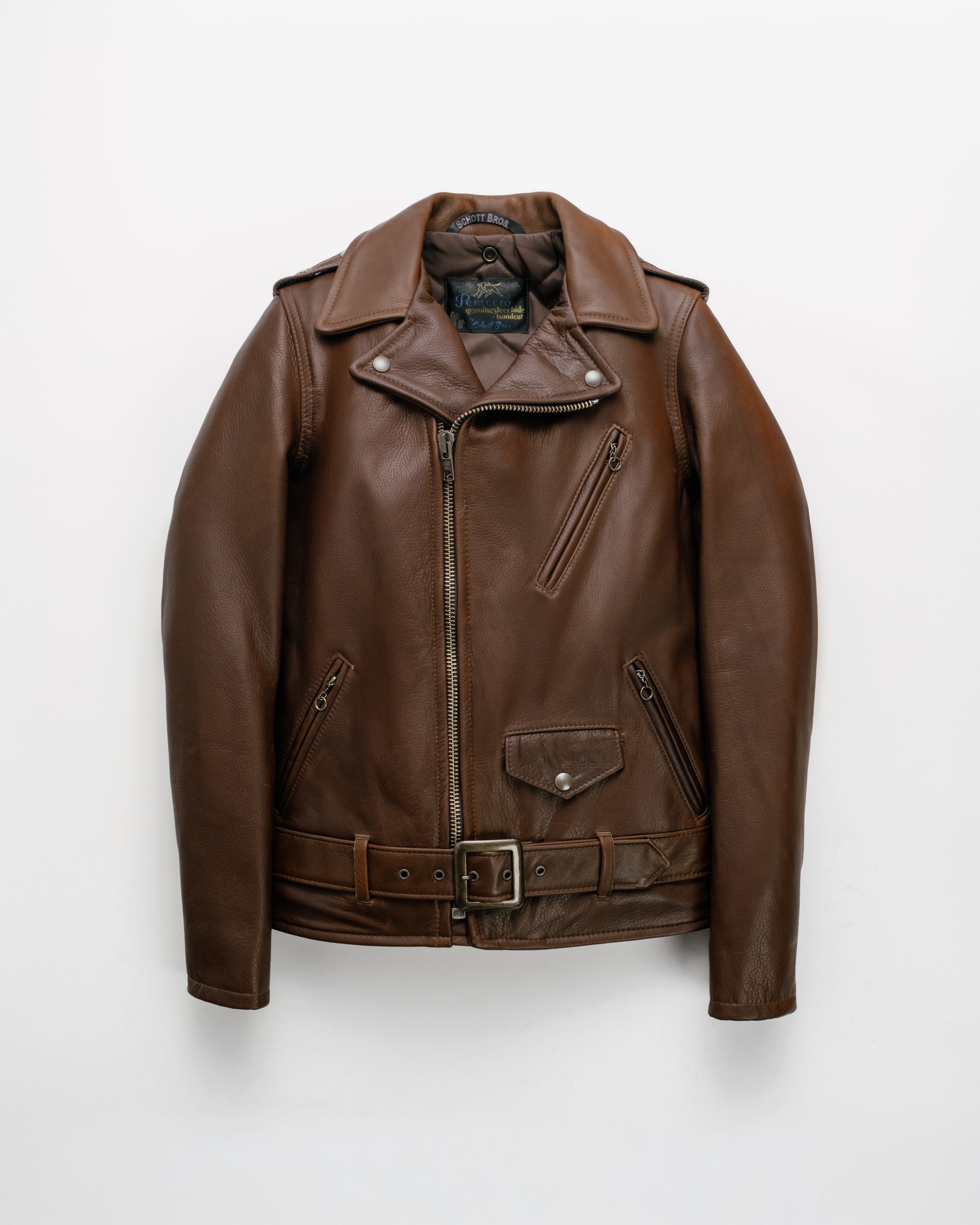 PER62 | Teacore Cowhide Perfecto® Motorcycle Jacket – Schott N.Y.C.