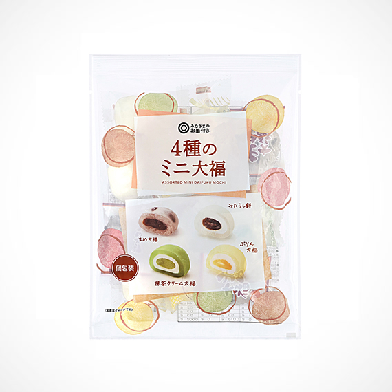 西友 - 4種のミニ大福 180g(個包装込) | SEIYU