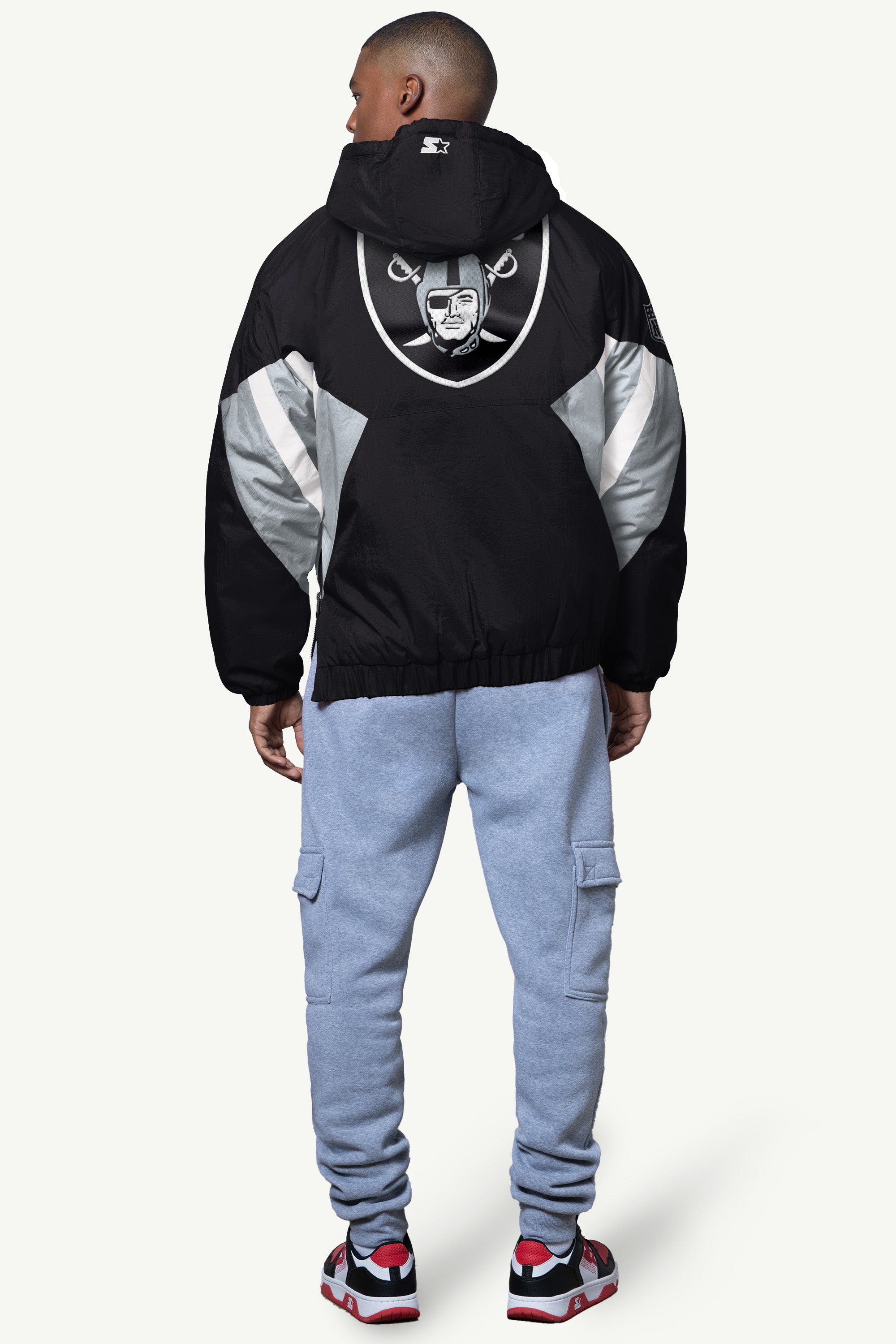 Mens Las Vegas Raiders Classic Breakaway Jacket | NFL | Starter