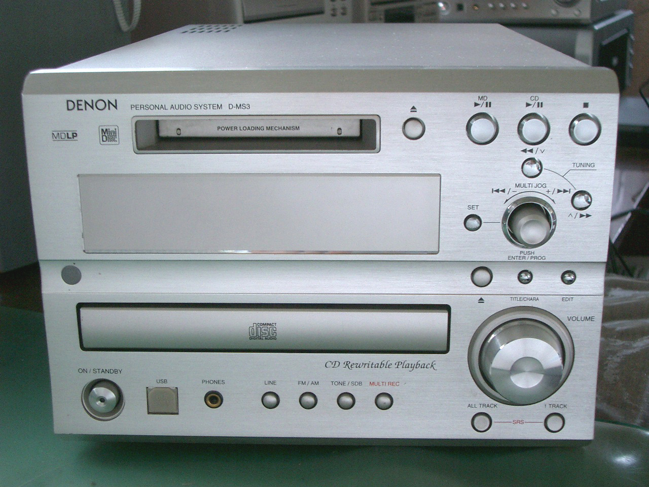 DENON MD/CDミニコンポ D-MS3の修理(その3)