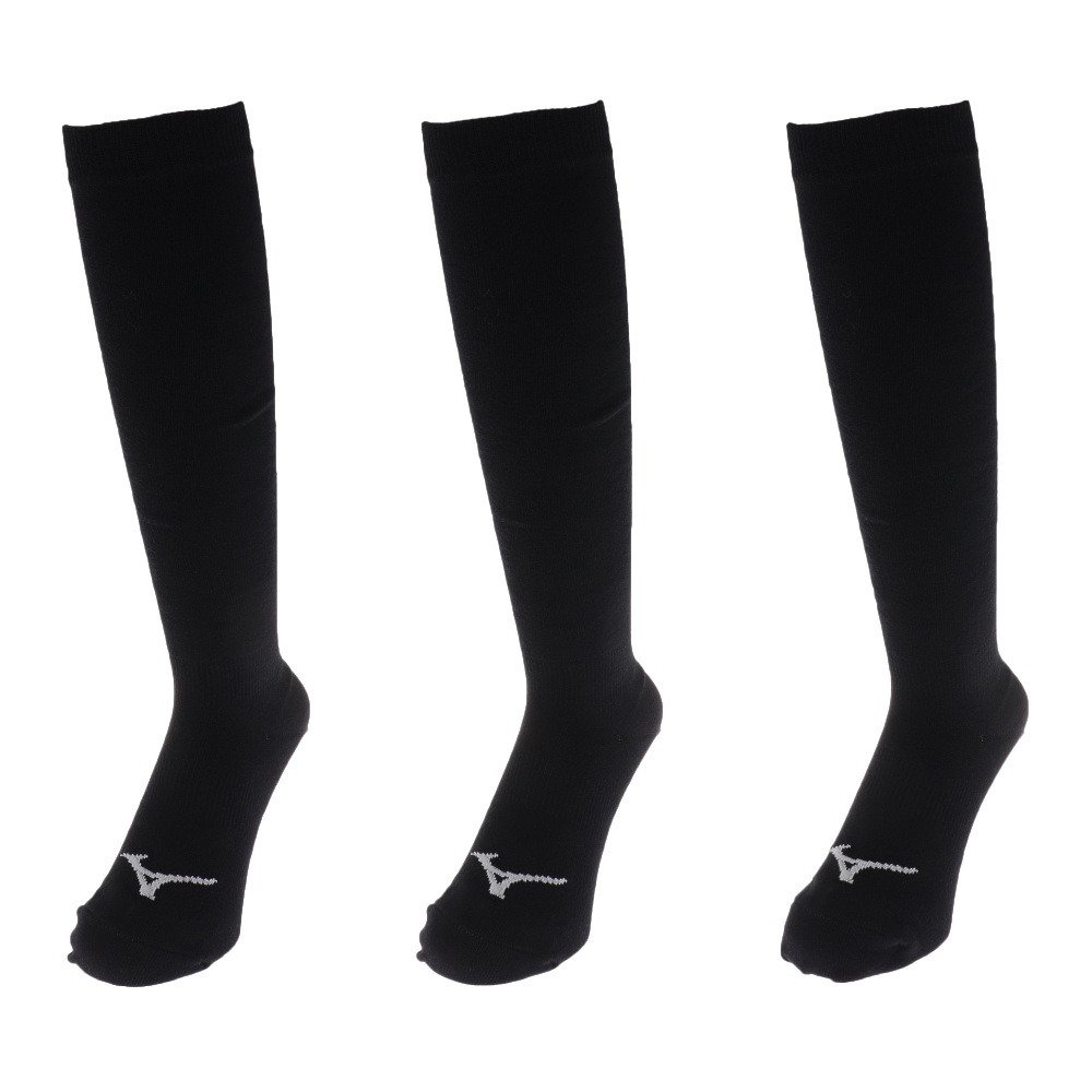 ミズノ（MIZUNO）（メンズ）野球 野球 カラーソックスロング 3足組