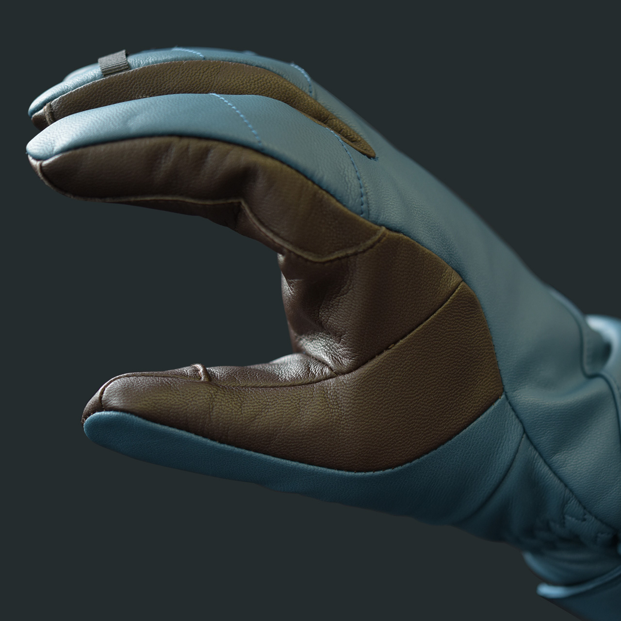 ゴアテックスレザースキーグローブ（3フィンガーミット）Alaska(ユニ