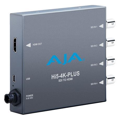 AJA Video Systems Hi5-4K-Plus 3G-SDI→HDMI 2.0 コンバーター - 業務