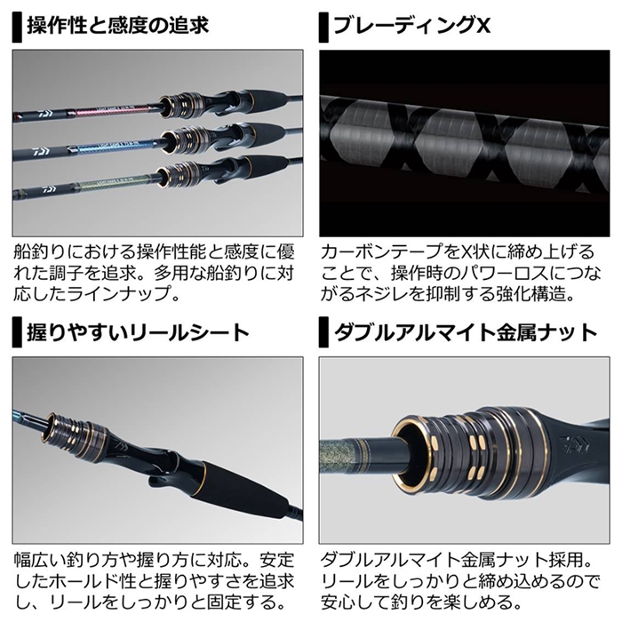 ダイワ ライトゲームX 73 HH-190・R - 釣具のポイント 【公式