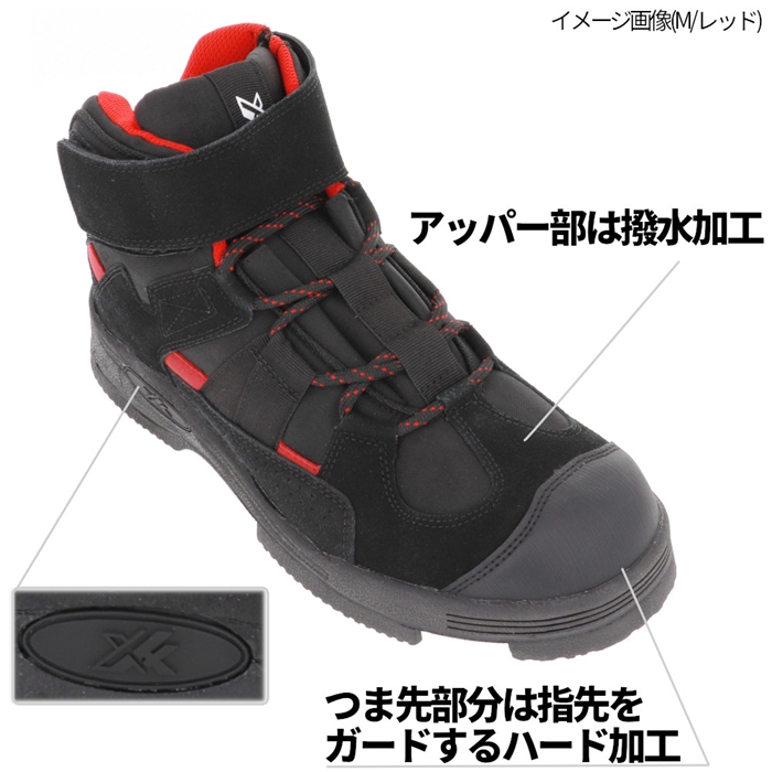 XOOX スパイクシューズ 25.0-25.5cm M ブラック - 釣具のポイント