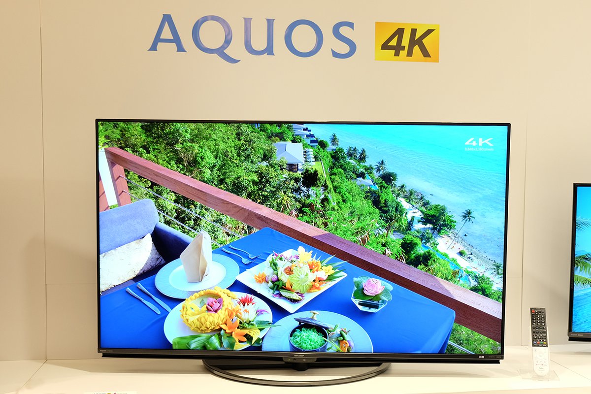シャープ、新4K衛星放送対応チューナー内蔵の液晶テレビ「4K AQUOS」を