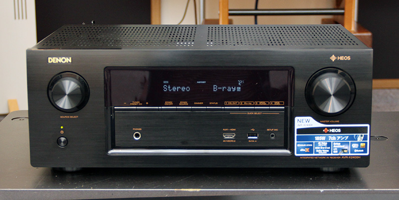 着実な進化を遂げた中級AVアンプ 、デノン「AVR-X2400H」。弟機