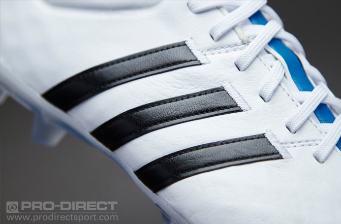 Mens Soccer Cleats - adidas 11Pro FG - Firm Ground - White/Core