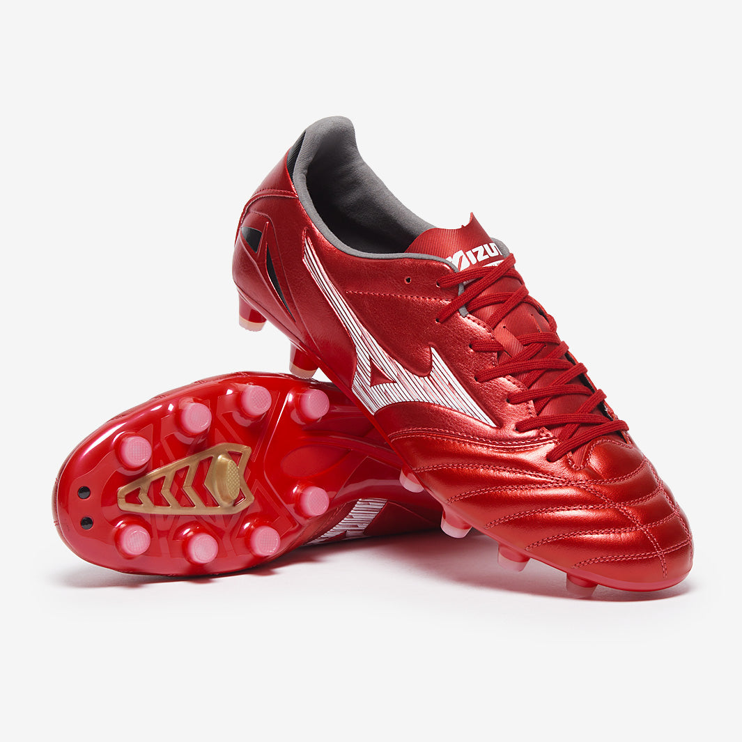 Mizuno Morelia II Made in Japan Firm Ground - Morelia 40th Red