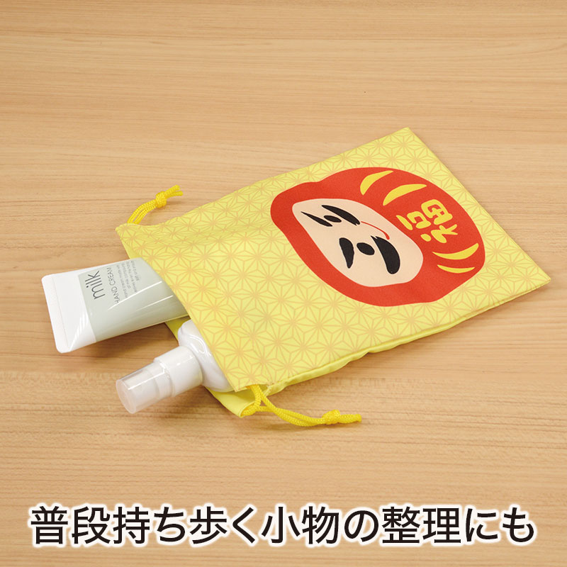 招福！巾着袋｜ポーチ｜在庫対応ノベルティ（名入れ等）｜ノベルティ