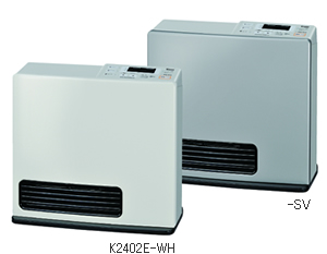 ニューデザインのガスファンヒーター新発売 カラーバリエーションから