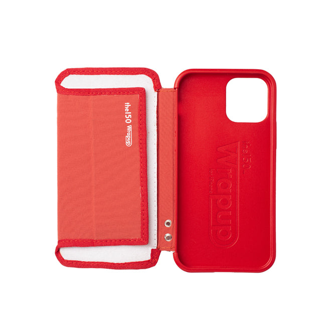 Wrapup for iPhone12Pro/12(Red) | 財布付き多機能スマホケース