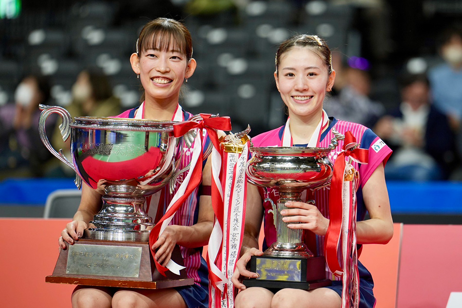 宮崎友花が高校生チャンピオンに。仁平菜月、五十嵐有紗＆櫻本絢子が準