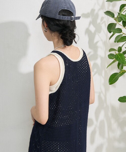 FREAK'S STORE（フリークスストア） ワンピース パッチワーククロシェ