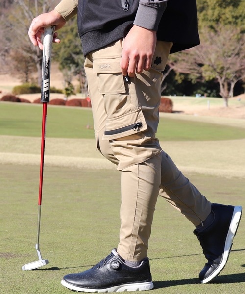 カーゴパンツ (RM)「LUXE/R GOLF」8ポケット ストレッチ クロス メンズ