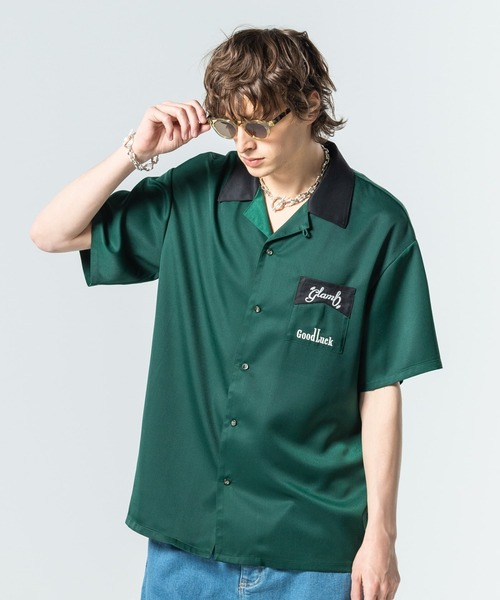 glamb（グラム） シャツ Good Luck Bowling Shirt / グッドラック