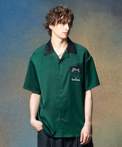 glamb（グラム） シャツ Good Luck Bowling Shirt / グッドラック