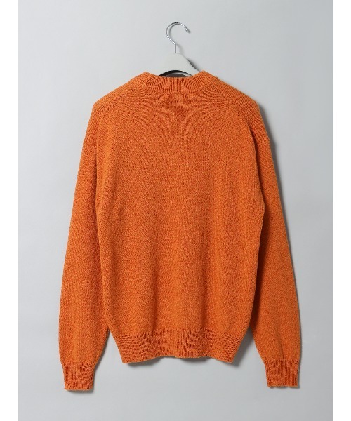 セーター ニット GOOVI モックネックニット 長袖 ウォッシャブル 和紙