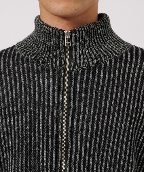 CONZ セーター ニット フェードダメージドライバーズニット メンズ