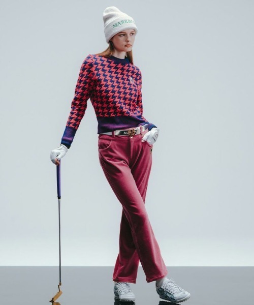 MARK&LONA（マークアンドロナ） ニット セーター Ever Dogtooth Shorty