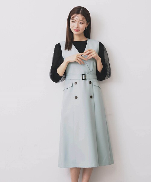 index（インデックス） ワンピース トレンチディティールワンピース