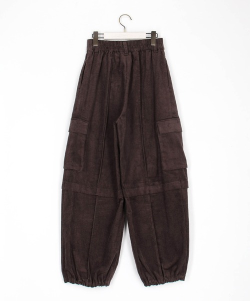 カーゴパンツ コーデュロイワイドパンツ レディース : ZOZOTOWN Yahoo