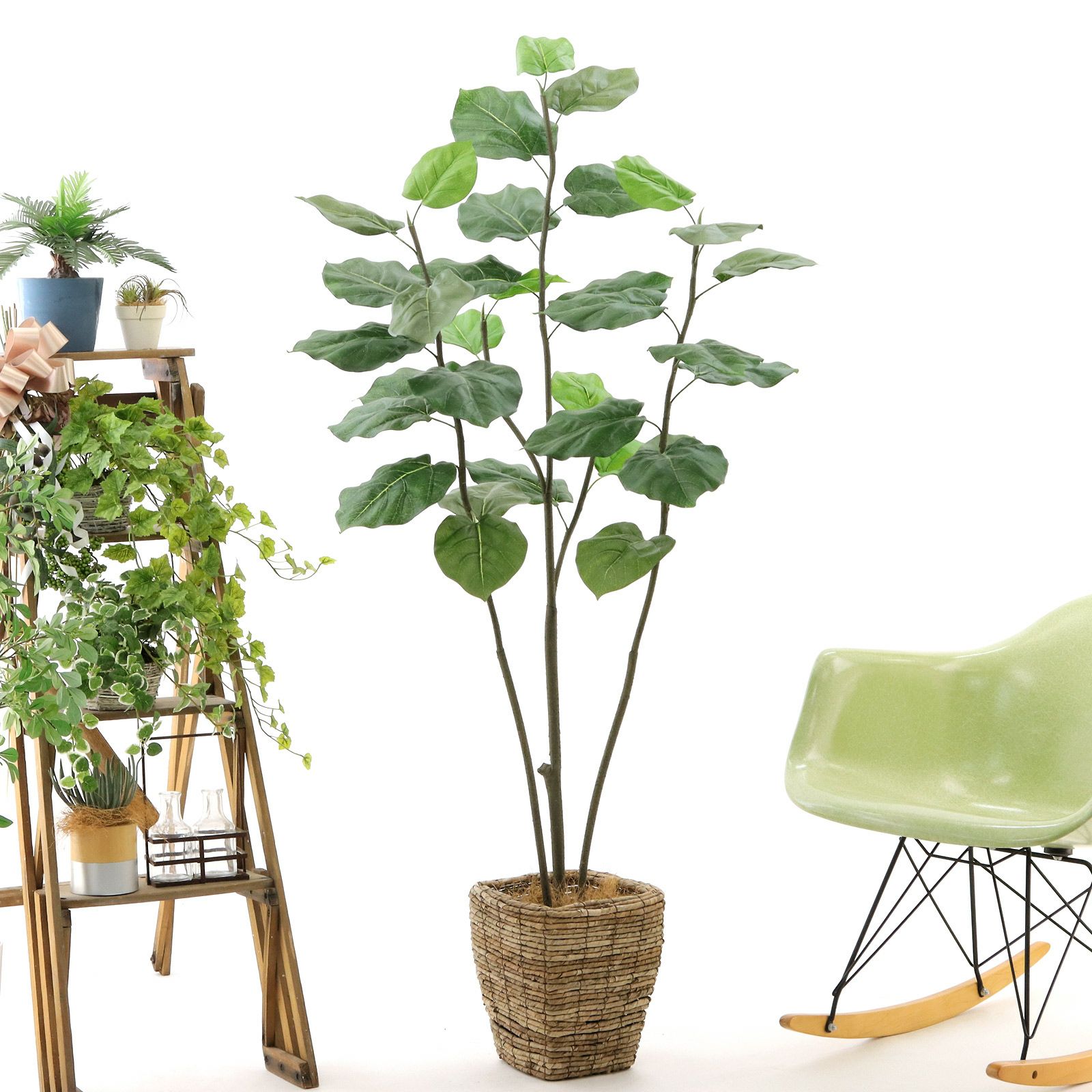 No9371 プレミアム光触媒フェイクグリーン 「ふんわり広がる葉 × 自然