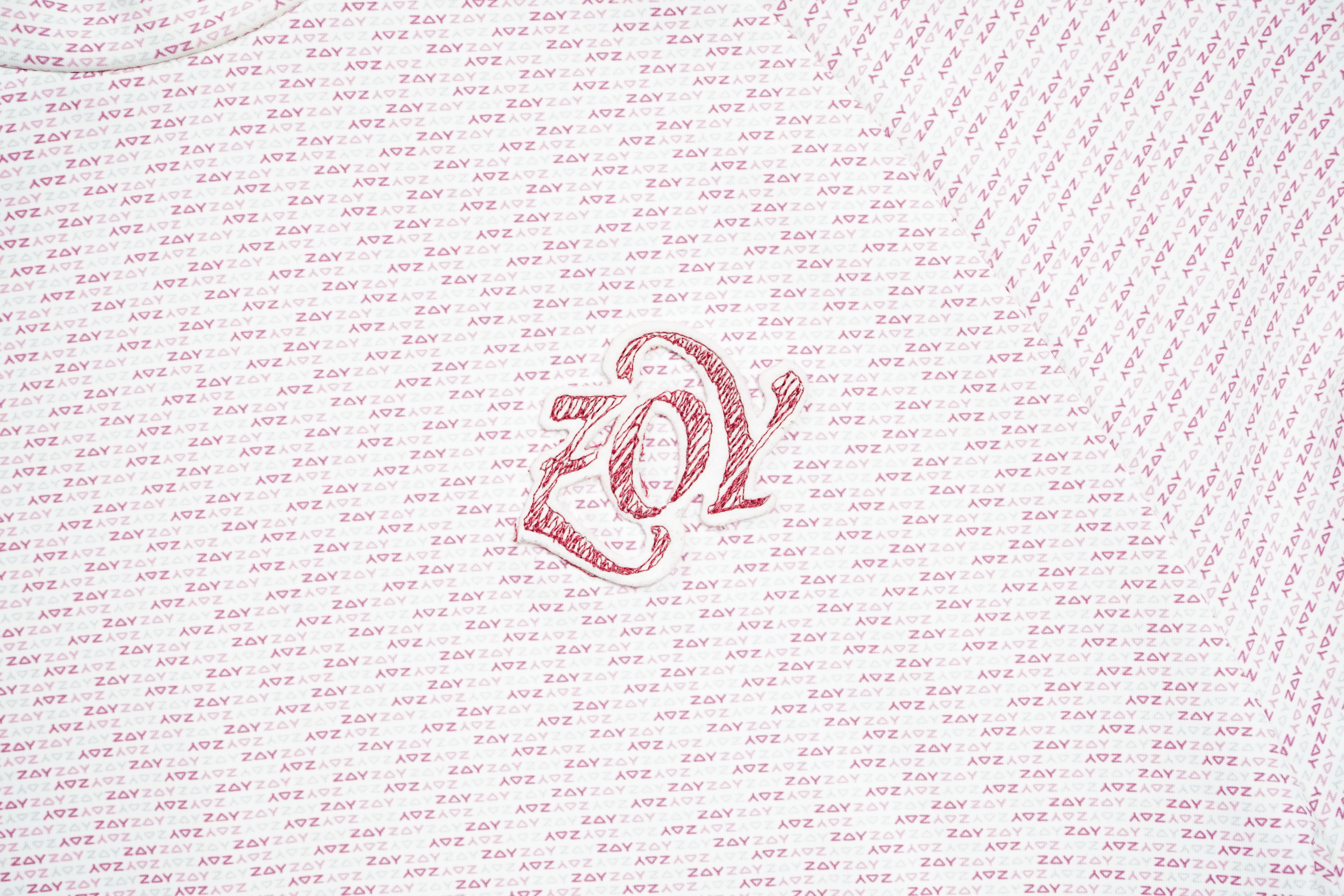 WOMEN マイクロZOYロゴプリント 長袖シャツ ピンク