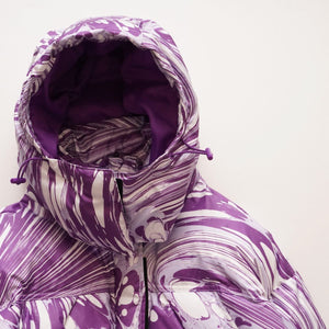 アディダス ステラマッカートニーコラボ パープル 中わたジャケット