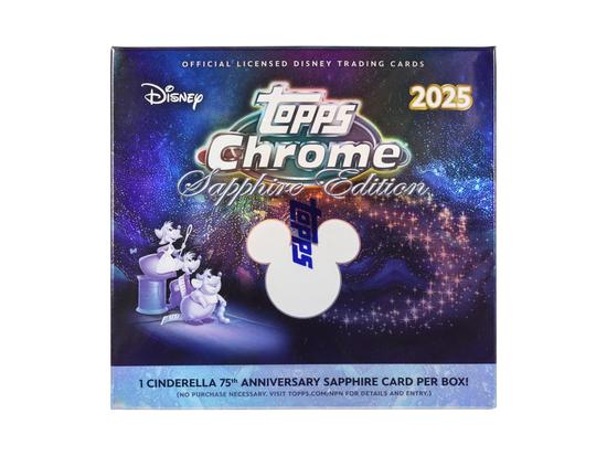 DISNEY CHROME SAPPHIRE HOBBY BOX (TOPPS 2025) | eBay