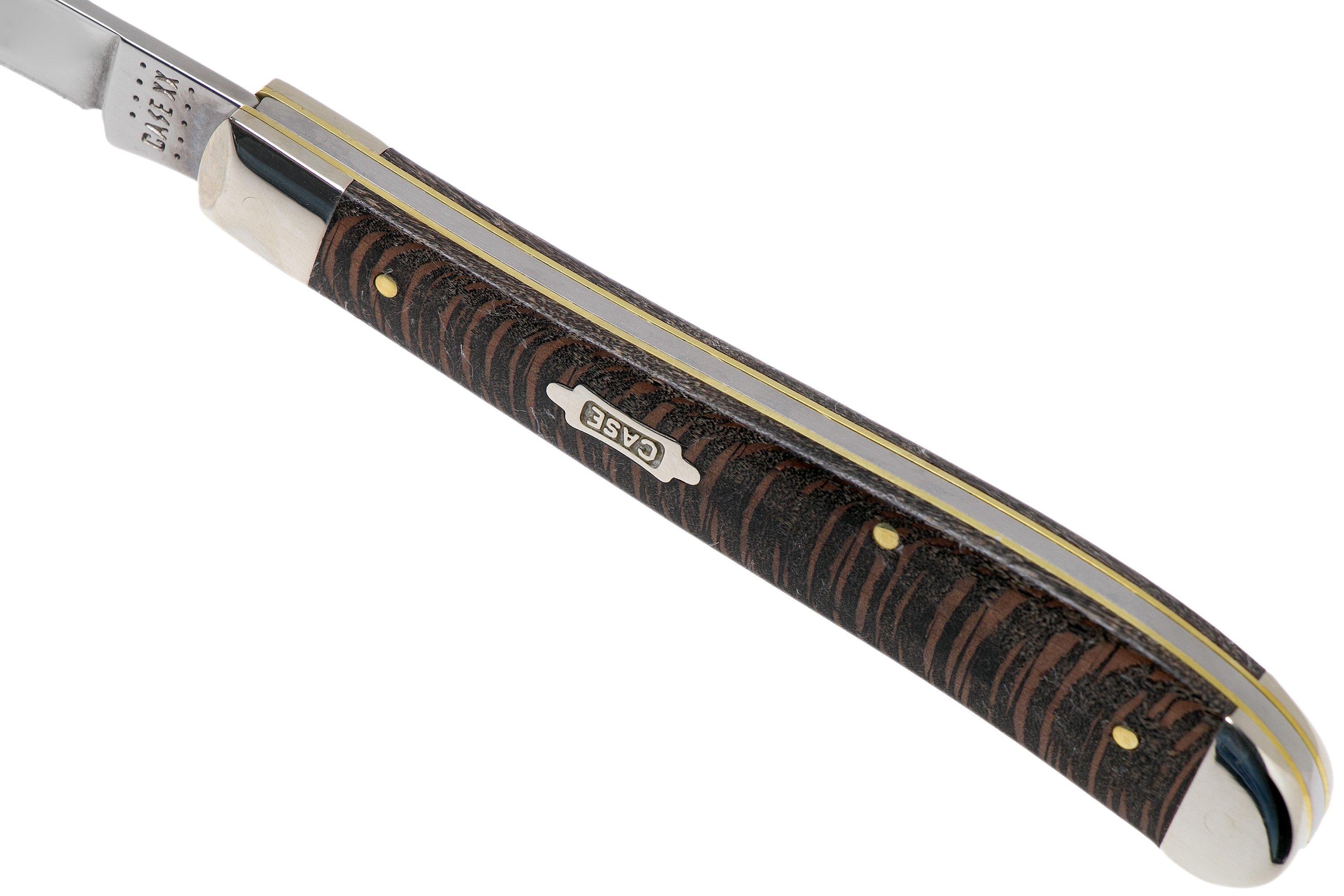 Case Slimline Trapper Black Sycamore Wood, 25575, 71048 SS pocket