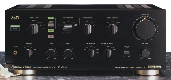 A&D DA-U7000の仕様 アカイ/赤井/ダイヤトーン