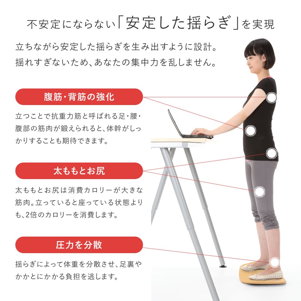 ラクに立てるボード｜バランスアクティブボード バランスラボ