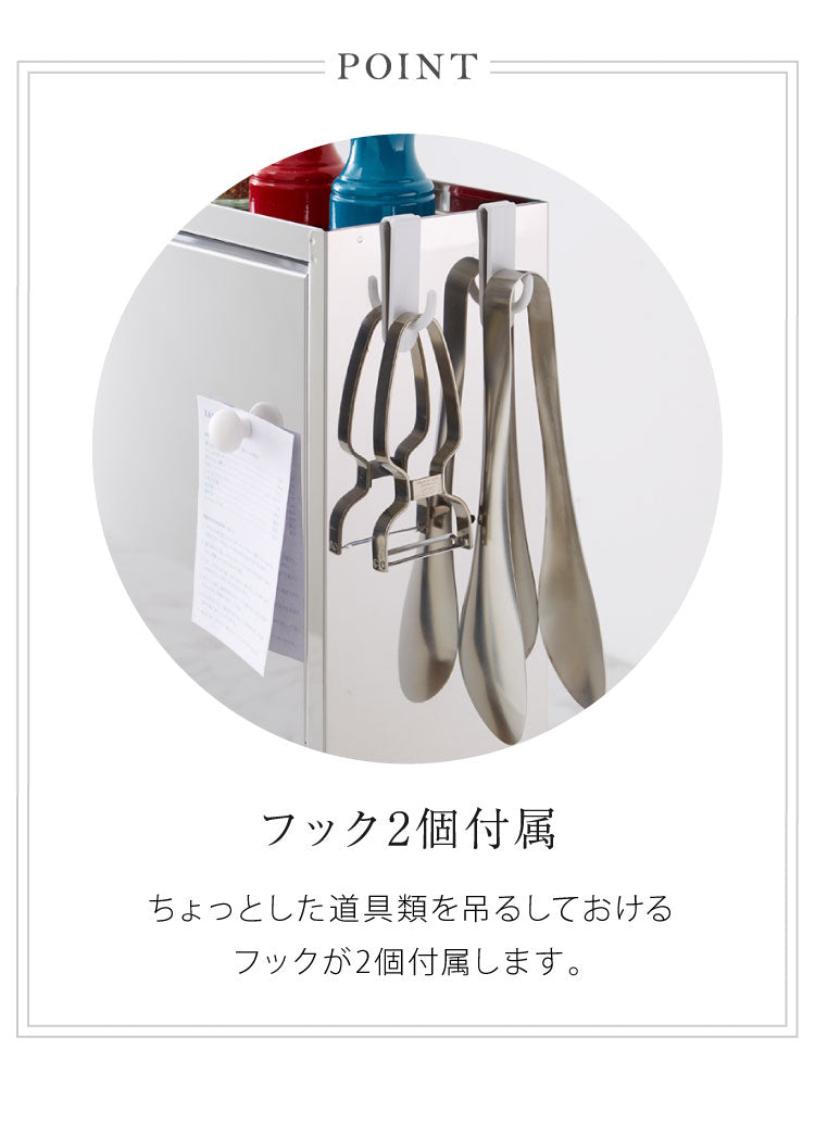 日本製 燕三条 スパイスラック 10杯 ステンレス 調味料ポット付き