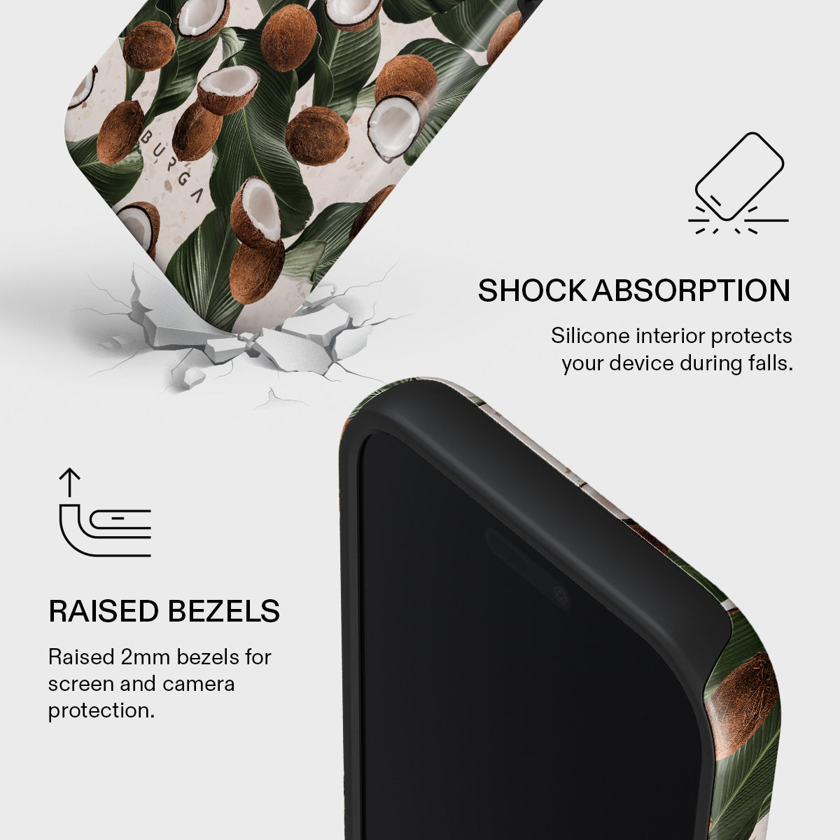 Coconut Crush - iPhone 17 Pro Case | BURGA