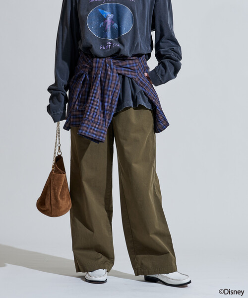 セール】ツイル イージーストレートパンツ＜セットアップ対応＞ 限定